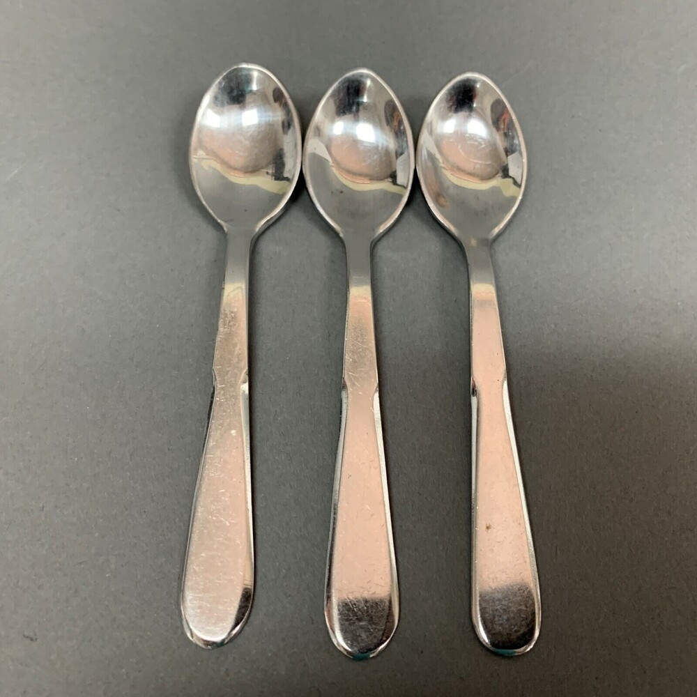 Inox Baby Dessert‎ Spoons Lot of 3